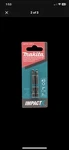 Makita Part A-96718 Impactx #3 Square Recess 2" Power Bit 2-PACK. Fixed Price $6.99.