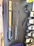 Snap-on TQFR250EMB Blue Series 1/2" Flex-head Torque Wrench W/ Case + Manual. Fixed Price $350.00.