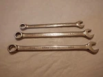 Craftsman Professional Usa Metric Wrenches - 8MM, 10MM, 11MM. Fixed Price $35.00.