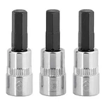 Brazen Hex Bit Socket/allen Driver 6MM, Three Pack (1/4" Drive, Short). Fixed Price $17.57.