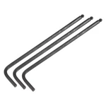 3PCS 3MM Ball End Hex Key Wrench Shaped Long Arm Cr-v Repairing Tool Black. Fixed Price $10.49.