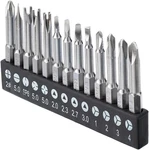 13PC Security Screwdriver Bit Set 1/4" Hex Shank Y-type Spanner Triangle 50MM. Fixed Price $8.58.