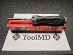 Snap-on Tools Usa New Dark Titanium Soft Grip Ratcheting Screwdriver SGDMRC44BDT. Fixed Price $159.95.