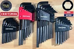 4 Pack Craftsman Allen Wrench Set Metric & Standard Long Short Hex Key. Fixed Price $18.89.