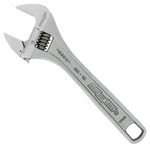 Channellock Adjustable Wrench 806W - Wide Jaw, Chrome Finish 6, Factory. Fixed Price $39.99.