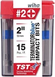 Wiha 70242 Terminatorblue Impact Bit Phillips #2 - Inch 15 Pack. Fixed Price $19.45.