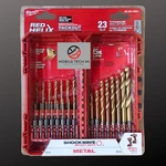 Milwaukee Shockwave Impact Duty Red Helix 23 Pc Drill Bit Set Packout 48-89-4631. Fixed Price $39.98.