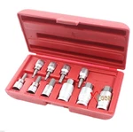 10PC Drop Forged Sae 3/8" & 1/2" Drive Hex Key Allen Head Socket Bit Set New. Fixed Price $19.99.