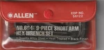 Vintage Genuine Holo-allen 9-PIECE Short Arm Hex Wrench Set Made Usa. Fixed Price $8.88.