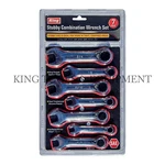 King 7PC Stubby Combination Wrench Open Ring Spanner Set Sae Hand Tool Brand New. Fixed Price $16.95.