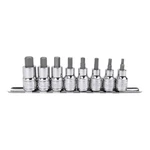 Genius Tools Piece 1/2" Dr. Metric Hex Bit Socket Set BS-408H. Fixed Price $63.02.