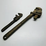 Vintage Rigid Large 18" Adjustable Pipe Wrench The Ridge Tool Co Elyria Oh Usa. Fixed Price $18.61.
