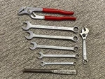 Vintage Lot Of Proto Tools End Wrenches 3/8- 3/4" Pliers & Adjustable. Fixed Price $36.99.