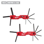 Milwaukee 17-KEY Folding Hex Sets Sae/metric. Fixed Price $19.99.