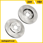 Set Of Coated Front Disc Brake Rotors For 2006 Chrysler Sebring 145381 76683. Fixed Price $58.89.
