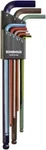 Bondhus 9 Piece L-key Ball End Hex Set Range 1.5 To 10MM, 8.4" Oal. Fixed Price $41.30.