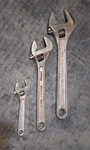 Greatneck 12AW 12" Crescent And Drop Steel 6" 10" Wrenchs. Fixed Price $13.50.