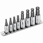Powerbuilt Piece 3/8 Inch Drive Metric Ball End Hex Bit Set - 642403. Fixed Price $25.95.