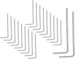 20 Pcs 2MM/3/32 Inch Allen Wrench, Shaped Hex Key Heavy Duty Steel. Fixed Price $9.49.