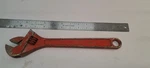 Vintage Williams AP-12X 12" In. Adjustable Wrench Usa Made. Fixed Price $23.99.