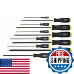 Bondhus 10737 Set Of 11 Balldriver Screwdrivers, Proguard Finish, Long Length,. Fixed Price $75.09.