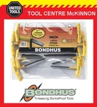 Bondhus 13332 8PCE Imperial T-handle Hex Allen Key Set Made In Usa. Fixed Price $71.73.