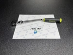 Snap-on Tools Hi-viz Yellow 3/8" Drive Soft Grip Bent Flex Head Ratchet FHBF80A. Fixed Price $237.95.