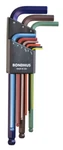 Metric Hex Balldriver Lngarm L-wrench Set 9PCS1.5MM-10MM Colorguard BONDHUS69499. Fixed Price $17.85.