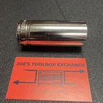 Snap-on Tools Usa New 1/2" Drive 1" Sae Deep 6 Point Chrome Socket TS321. Fixed Price $25.00.