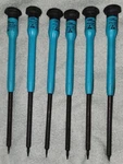 Moody Tools Vintage Pollicis 6 Pc Extended Reach Anti-static Torx Set Nos. Fixed Price $35.00.