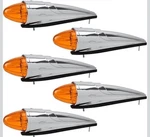 Partsam 5PCS 17 Led Amber Torpedo Cab Marker Roof Running Top Lights Assembly. Fixed Price $67.99.