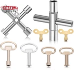 Chumia 8 Pieces Multi-functional Utility Key Kit 4 Way Sillcock Plated Steel. Fixed Price $21.37.