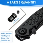 Universal Quick Open Thumb Studs For Folding Knives Compatible With Kwik, Acc.... Fixed Price $14.95.