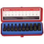 10PC 3/8" Dr. Sae Hex Impact Bit Socket Set (cr-mo) TH-310S, Full Size. Fixed Price $100.85.