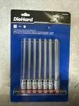 New Diehard 3/8 7PC. Long Ball-end Hex Bit Socket Set Pn: DHP55087. Fixed Price $20.00.