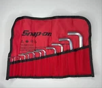 One (1) Snap-on 12PC Sae L-shaped Hex Wrench Set .028-3/8 C1102 (used). Fixed Price $39.99.