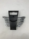 Blackhawk BW-1251 7 Piece Metric Non-reversible Ratcheting Wrench Set (used). Fixed Price $36.00.