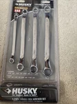 Husky 4 Pieces Double Box Wrench Set. Fixed Price $27.99.