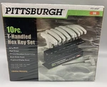 Pittsburgh 10PC T-handled Hex Key Set With Stand. Fixed Price $14.95.