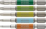 Vessel GS5P-33 Go-sai Torx Security Bit Set 5PCS T10H-T30H 65MM 40V Japan New. Fixed Price $42.00.