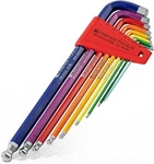 Pb Swiss Tools 2212LH-10 Rb Ballend Hex Wrench Set Long Stubby Tip Rainbow. Fixed Price $124.00.