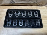 Sk Tools Usa Metric Flare Nut Crow Foot Wrench Set 9-19MM. Fixed Price $99.99.
