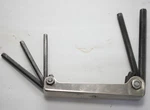 Vintage Klein Tools No. 68702 Metal Folding Hex Key Set 3/16" - 3/8" Chicago Usa. Fixed Price $15.99.