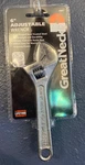 Greatneck 6" Adjustable Wrench AW6C Heavy Duty Drop Forged Chrome Plated New. Fixed Price $9.39.