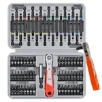Hi-spec 68PC Long Extended Screw Driver Bits Mini Ratchet Wrench Handle Set.. Fixed Price $26.58.