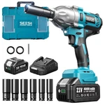 Seesii Impact Wrench 665 FT-LBS(900N.M) 3300IPM 1/2 Gun High Torque El.... Fixed Price $108.42.