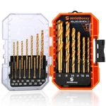 Wildbossy M35 Cobalt Drill Bit Set 20PCS1/16-1/2 High Speed Steel Jobber Length. Fixed Price $42.85.