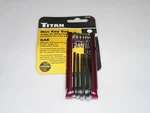 Titan Products 10 Pc Sae Ball End Folding Hex Key Set 12700. Fixed Price $14.99.