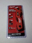 Milwaukee 8-KEY Folding Metric Hex Set 48-22-2182 New. Fixed Price $20.00.