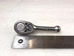 Snap F710BK Chrome, 3/8" Drive, Stubby, 4 Long, Ratchet-usa-vintage-. Fixed Price $65.99.